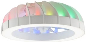 Brilliant - LED RGBW stropný ventilátor FANORA LED/30W/230V + DO