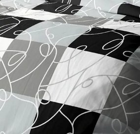 Krepové bavlnené obliečky Homa PURA GREY DAME 2-dielna sada 140x200 cm