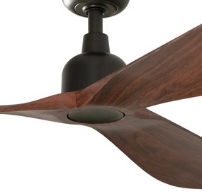 FARO 34362WT - Stropný ventilátor OUTWOOD L hnedá/čierna pr. 150 cm WT IP44 + DO