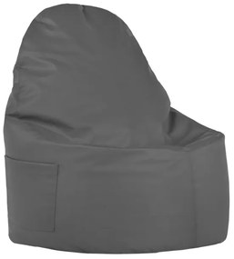 Kreslo Porto ekokoža sivé