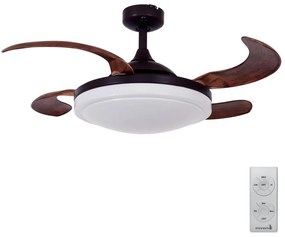 FANAWAY 512120 - Stropný ventilátor EVORA 2xE27/15W/230V + diaľkové ovládanie