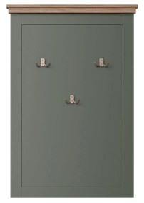Vešiakový panel Navori (zelená + dub lefkas). Vlastná spoľahlivá doprava až k Vám domov. 1091866