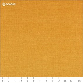 Žltý zamatový puf Windsor &amp; Co Sofas Vesta