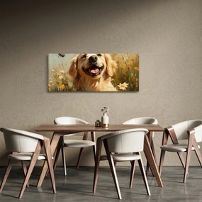 Obraz - Šťastný psík (120x50 cm)