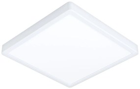 EGLO LED zápustné osvetlenie do kúpeľne FUEVA 5, 20W, teplá biela, 285x285mm, hranaté, biele