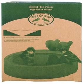 Napájadlo pre vtáky Conie, 8,5x29 cm, betón, sivá