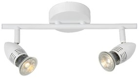 Lucide 13955/10/31 CARO-LED - Stropné bodové osvetlenie - LED - GU10 - 2x5W 2700K - Biele