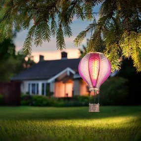 Globo 36136P - LED Závesná solárna dekorácia 20xLED/0,5W/3V IP44 lietajúci balón