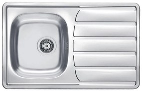 ALVEUS 1098938 - Kuchynský drez ZOOM 79x50 cm satin, na hornú montáž