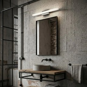 Toolight Toolight, LED nástenné svietidlo 60 cm, 9W, 500lm, 4000K, APP1846-1W, chrómová, OSW-66001