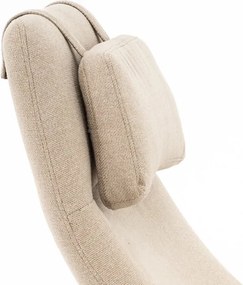 Hojdacie kreslo Galileo, béžová tkanina