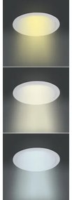 Solight WD142 - LED podhľadové svietidlo 18 W/230 V, 3000/4000/6000 K, pr. 22,5 cm, biela