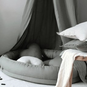 Ľanový vankúš srdca prírodný 44cm