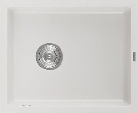 Mexen Pedro - drez granitový 56,0x46,0cm, 1-komorový, biela, 6508561000-20