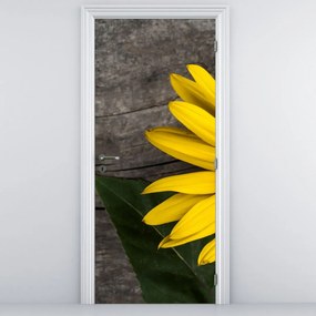 Fototapeta na dvere - Kvet slnečnice (95x205cm)
