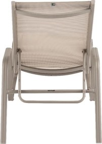 KETTLER DIAMOND hliníkové ležadlo s teakovými opierkami