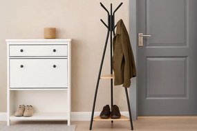 Stojanový vešiak TARES čierny LOF5400