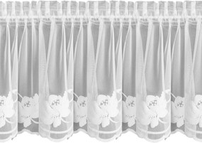 ZÁCLONA NA PÁSKE LETI 150X40 CM KVETY