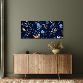 Obraz - Jesenné kvety (120x50 cm)