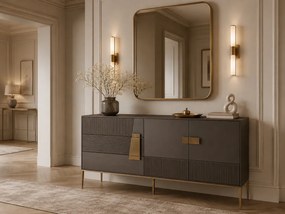 Komoda Stilig ST102 160 cm grafit/zlatá