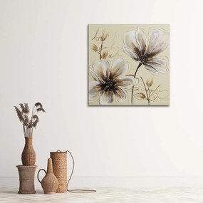 Gario Obraz na plátne Maľované kvety Rozmery: 60 x 60 cm