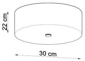 Sollux Stropné svietidlo SKALA 30 white SL_0759