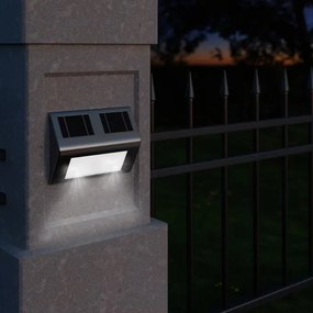 InternetovaZahrada Solárna nástenná LED lampa
