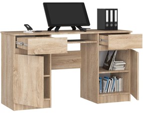 Písací stôl A5 135 cm dub sonoma