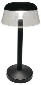 LED Stm. nabíjacia dotyková stolná lampa LED/3W/5V 3000-6000K čierna