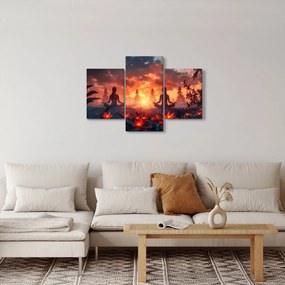 Obraz - Jóga v prírode (90x60 cm)
