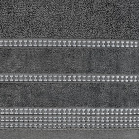 BAVLNENÝ UTERÁK AMANDA4 SADA 6KS 50X90 CM SIVÁ