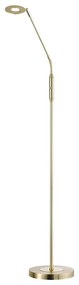 LED stmievateľná stojacia lampa v zlatej farbe (výška 150 cm) Dent – Fischer &amp; Honsel