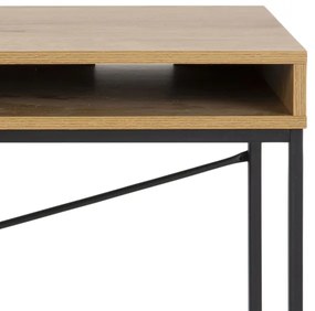 Písací stôl SARON dub/čierna