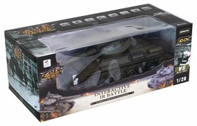 Teddies Tank RC T-34/85 so zvukom a svetlom, 33 cm, na batérie + dobíjací pack 27 MHz