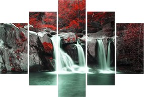 Obraz - Vodopády (150x105 cm)
