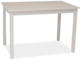 Jedálenský stôl Franklyn (biela + biela) (pre 4 osoby). Akcia -13%. Vlastná spoľahlivá doprava až k Vám domov. 1050151
