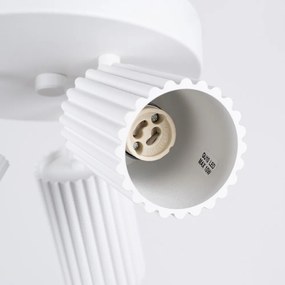 Biele bodové svietidlo Gleam – Sollux