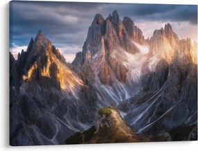 Obraz - Horská panoráma (70x50 cm)