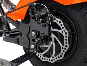 Ramiz Motocykel Chopper Warrior Oranžová