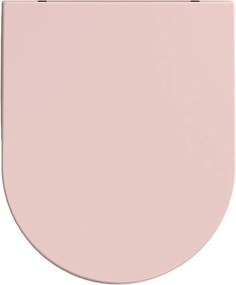 Isvea Isvea, INFINITY WC sedátko SLIM, Soft Close, Easy Take, ružová Salmon, 40KF0541I