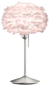 UMAGE Eos mini stolová lampa ružová/brúsená oceľ