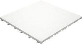 Plastová dlaždica Florco Floor 40 x 40 cm s klick systémom biela balenie 6 ks