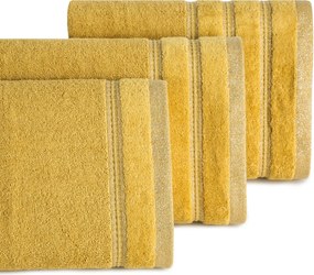 FROTÉ UTERÁK GLORY7 SADA 6KS 50X90 CM HORČICOVÁ