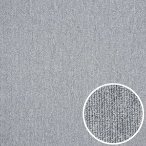 ITC, Metrážny koberec e-blitz 90, na mieru, šíře 4m, šedá, ab (mriežka), chodba / predsieň
