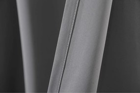 Svetlosivý záves OXFORD 140x270 cm Zavesenie: Riasiaca páska