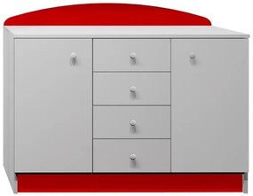 Komoda ČERVENÉ SRDCE - TYP B