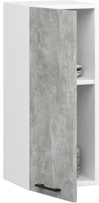 Horná kuchynská skrinka OLIWIA W30 H720 biela / betón