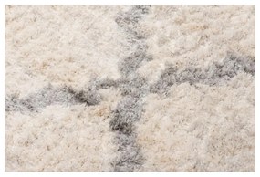 Kusový koberec shaggy Ismet krémový 140x200cm