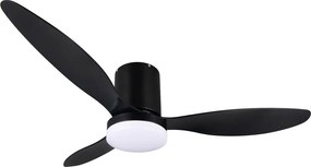 Matne čierne LED stropné svietidlo ø 132 cm Göteborg – Reality