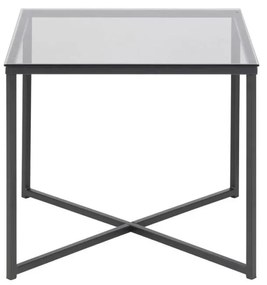 Odkladací stolík so sklenenou doskou Actona Cross